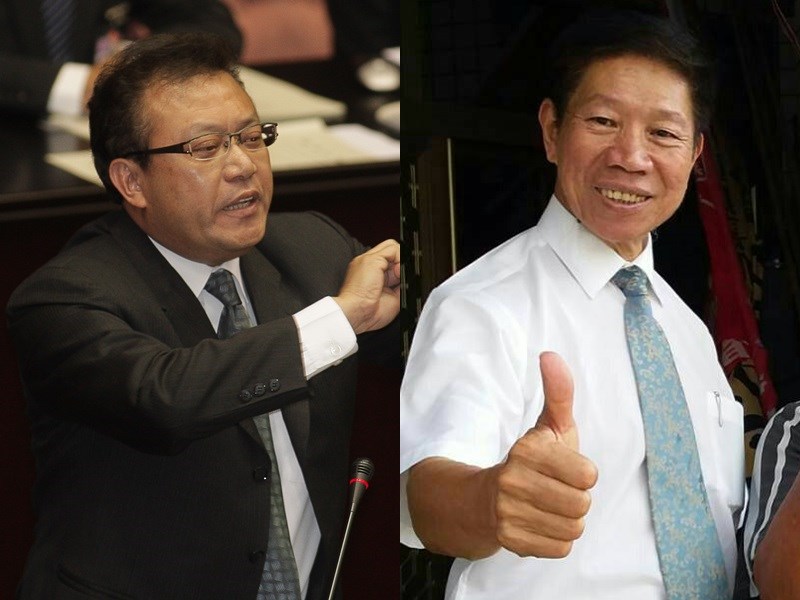 屏東第2(屏南)選區立委選戰,繼立委蘇震清(左)後,前立委鄭朝明(右)於22日登記參選,形成黨內廝殺局面。(左圖為中央社檔案照片,右圖取自facebook.com/cheng.tsaomin)