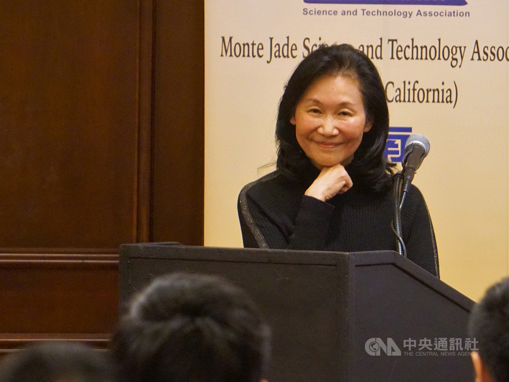 媒體內容推薦平台Taboola研發副總裁俞寧寧(圖)23日在洛杉磯出席「新世代創新創業論壇」,對於「博士創新之星」計畫的學員表示肯定。中央社記者林宏翰洛杉磯攝 108年11月24日
