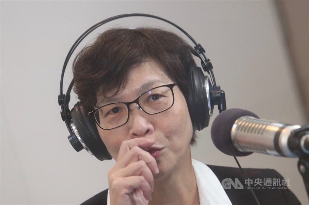 台灣民眾黨不分區立委被提名人蔡壁如(圖)6日在台北,接受「POP撞新聞」主持人黃暐瀚專訪,討論選舉情勢。中央社記者吳家昇攝 108年12月6日