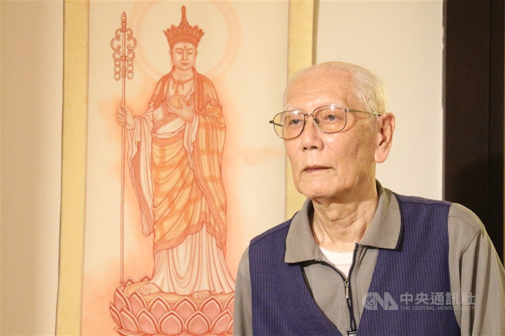 曾獲金漫獎「特別貢獻獎」的台灣國寶漫畫家許貿淞7日晚間辭世,享年82歲。(中央社檔案照片)