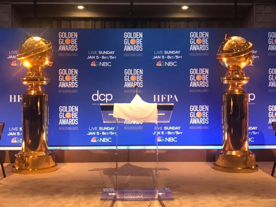 第77屆金球獎入圍名單9日揭曉,頒獎典禮將於2020年1月5日舉行。(圖取自www.facebook.com/GoldenGlobes)