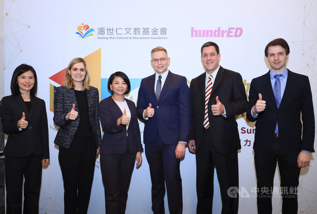 溫世仁文教基金會與芬蘭教育創新組織合辦全球華文教育創新大賞,吸引近百件案例參與徵選,10日舉行記者會分享華文教育大賞徵選成果。(溫世仁基金會提供)中央社記者許秩維傳真 108年12月10日
