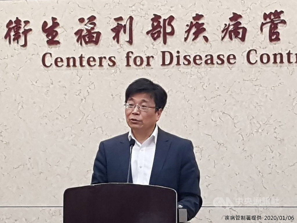 中國武漢肺炎疫情持續延燒,行政院副院長陳其邁6日要求衛福部疾管署規畫派員至當地了解疫情狀況,疾管署長周志浩(圖)下午表示,已向中國疾病預防控制中心發函,請求同意讓台灣派人前往,盼盡快獲得回覆。(疾管署提供)中央社記者張茗喧傳真 109年1月6日