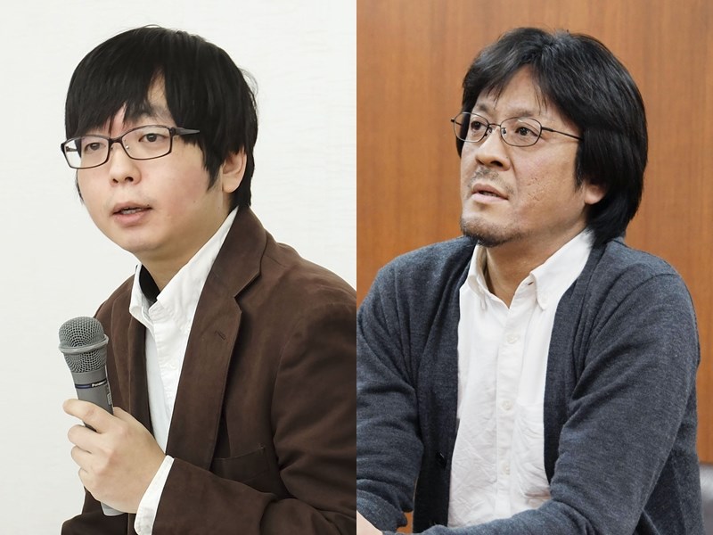 第162屆芥川賞與直木賞得獎名單15日公布,前者由古川真人(左)奪下、後者由川越宗一獲得(共同社提供)