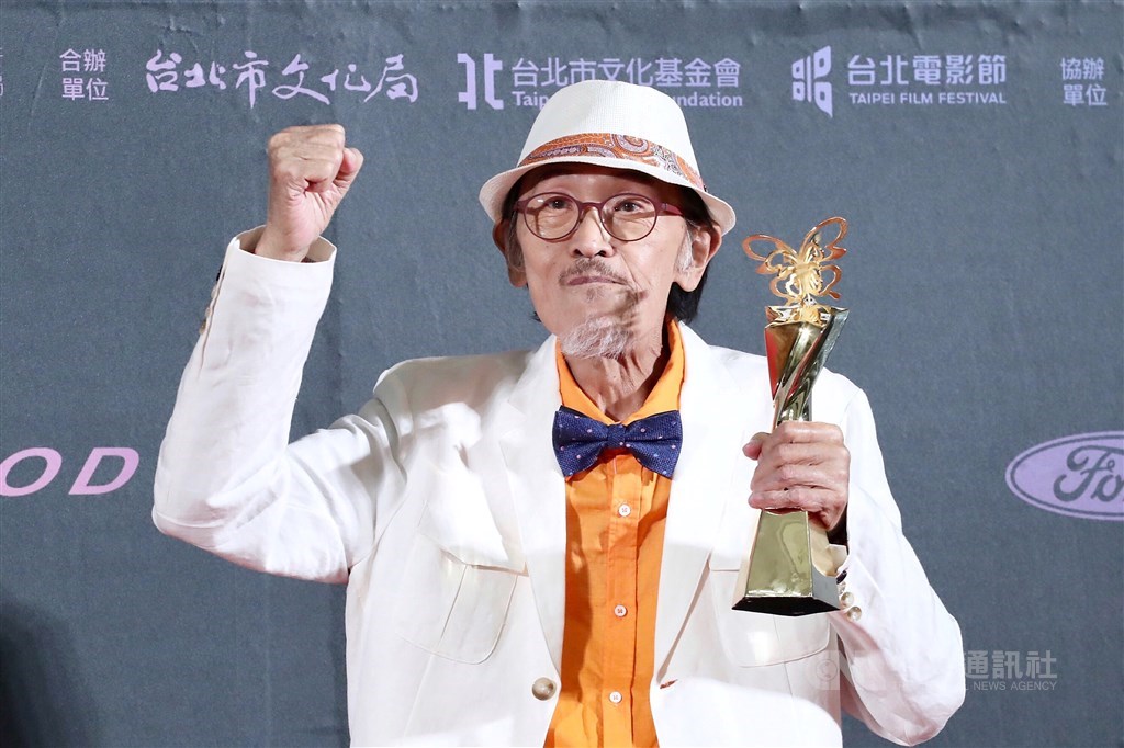 資深演員小戽斗在國片「老大人」中飾演老父親,2019年以該片奪下第21屆台北電影獎影帝。(中央社檔案照片)