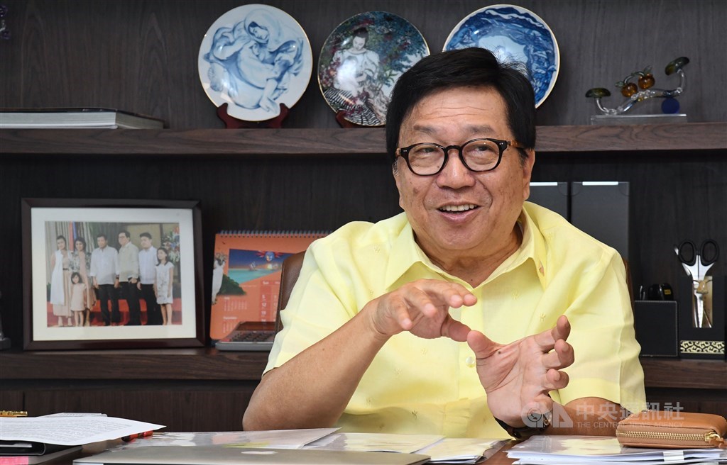 據了解,「挺台」例證包括MECO理事主席暨菲律賓駐台代表班納友(圖)在2日禁令公布後,與台灣移民署合作。(中央社檔案照片)