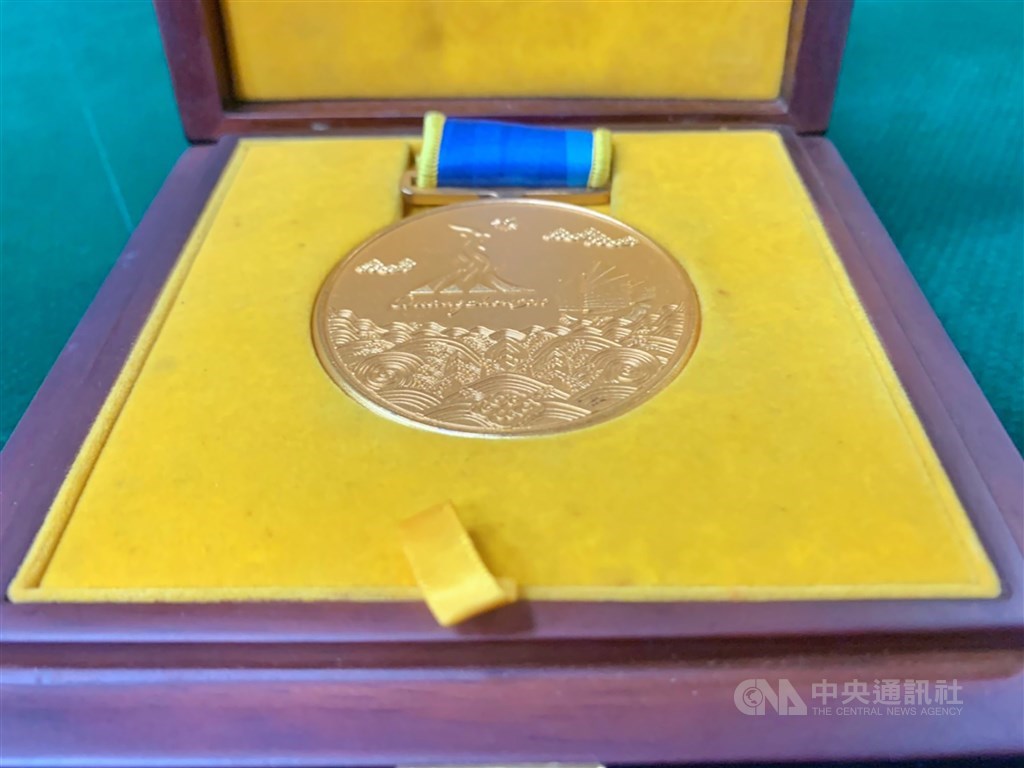 魏辰洋曾拿下2010廣州亞運跆拳道金牌,他2019年7月卻傳出因缺錢典當亞運金牌。(中央社檔案照片)
