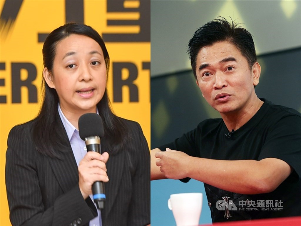 時代力量立委王婉諭(左)12日表示,藝人吳宗憲(右)在節目中指憂鬱症的原因是因為不知足等語,這種言論是混淆社會大眾對於憂鬱症的認知,甚至是污名化。(中央社檔案照片)