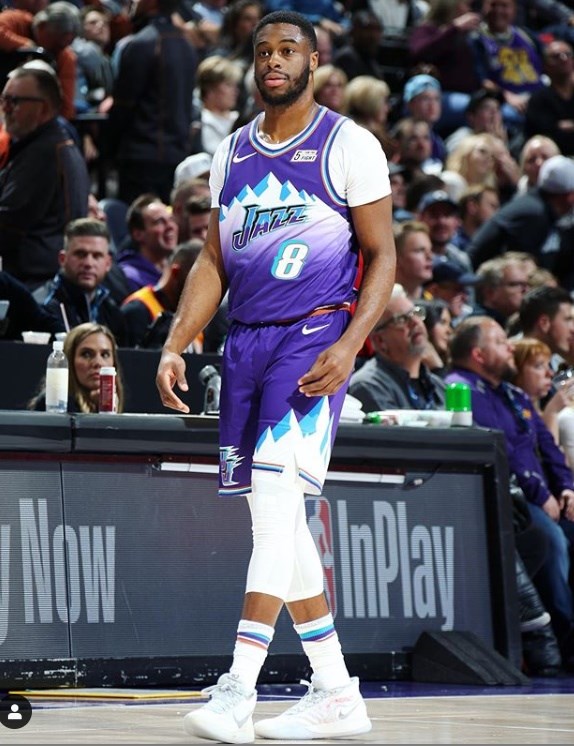 美媒謠傳爵士控衛穆迪耶(圖)是NBA第2名確診球員。(圖取自穆迪耶IG網頁instagram.com)