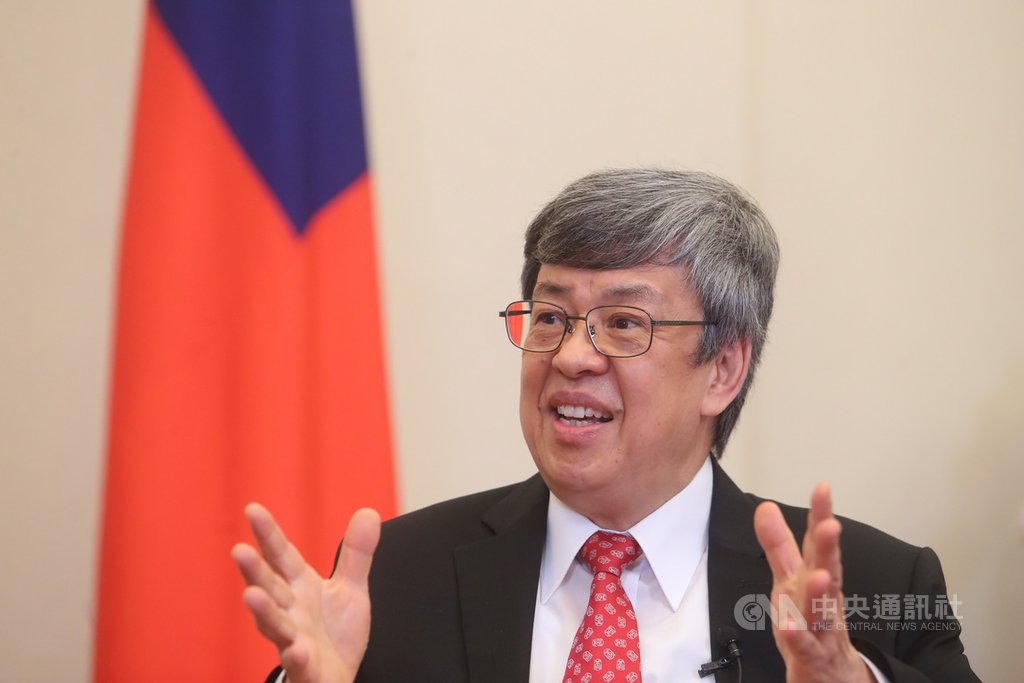 副總統陳建仁(圖)24日接受中央社專訪時說,在武漢肺炎防疫上,台灣能夠比其他國家稍微好一點,主要是因為有SARS的經驗。中央社記者吳家昇攝 109年3月24日