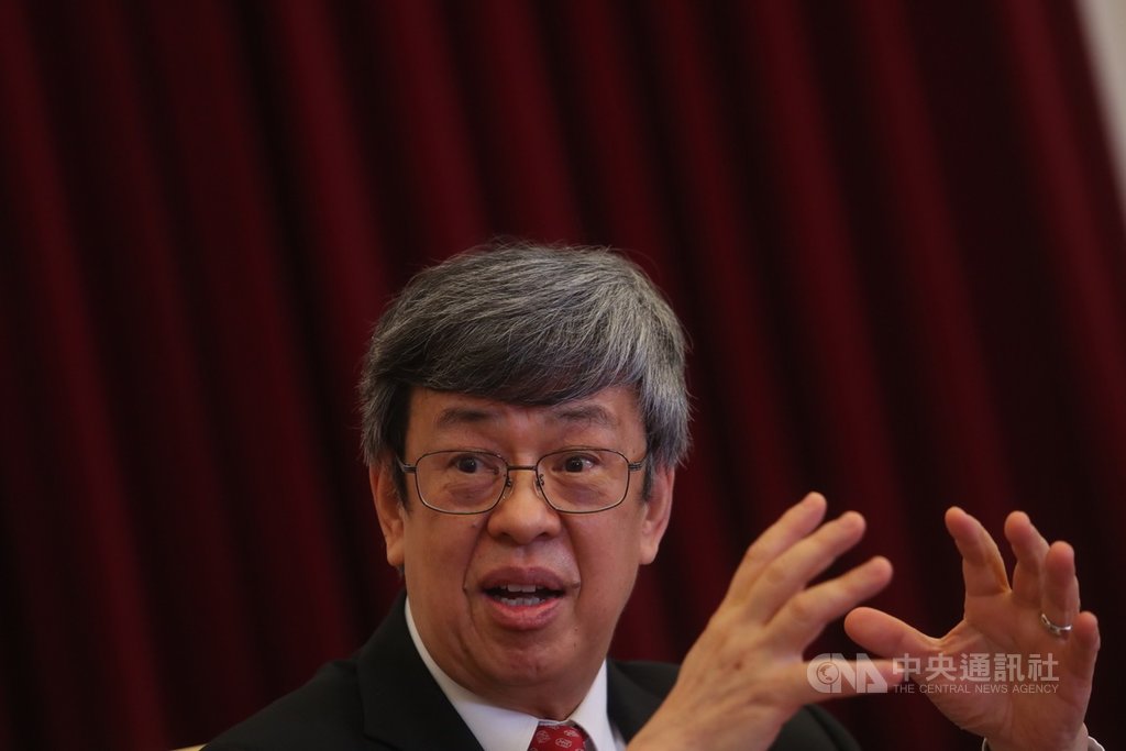 副總統陳建仁(圖)接受中央社專訪時表示,希望5月19日時武漢肺炎疫情得到控制,「打完美好的一仗」。中央社記者吳家昇攝 109年3月25日