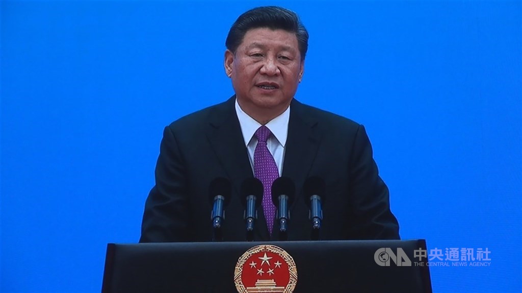 中共總書記習近平27日召開政治局會議稱,境外新型冠狀病毒肺炎疫情呈加速擴散蔓延態勢,中國疫情輸入壓力持續加大。(中央社檔案照片)