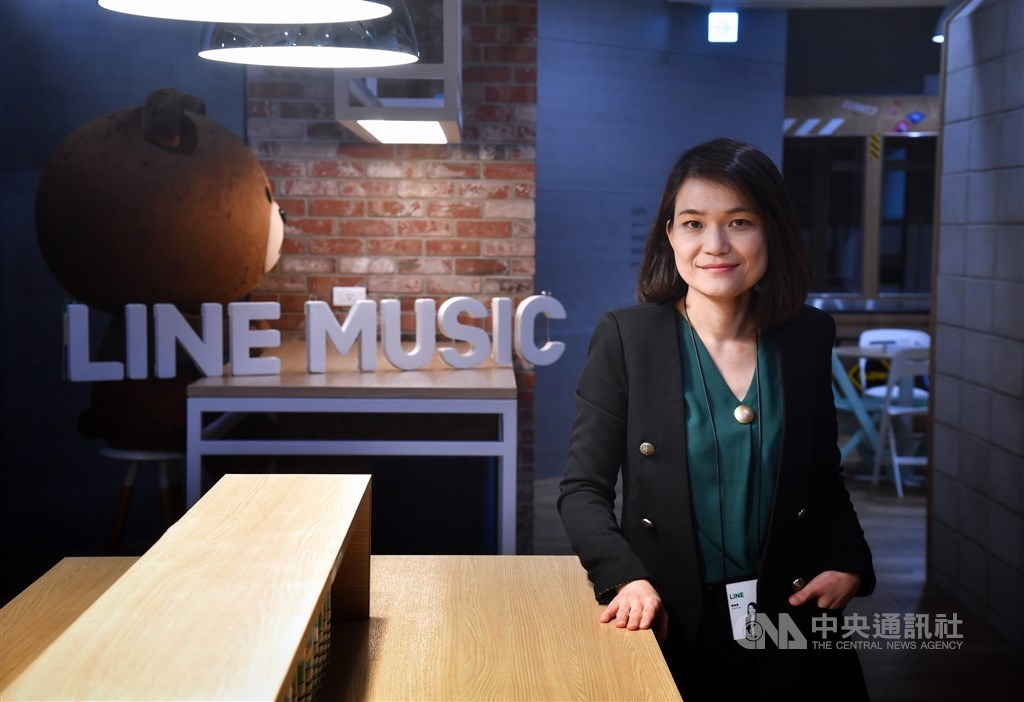 Line台灣內容事業副總經理張景雯認為,台灣目前使用串流平台,並且願意付費的用戶比例,能夠成長的空間還很大。(中央社記者王飛華攝)