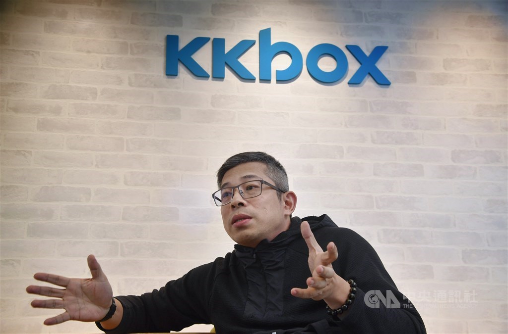 現任KKBOX亞太區董事總經理施盈良,是當時創立KKBOX的元老之一。(中央社記者王飛華攝)