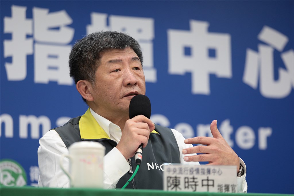 指揮官陳時中3日下午在記者會中表示,希望及早透過社交距離等措施,避免疫情擴大,算是超前準備。(中央流行疫情指揮中心提供)