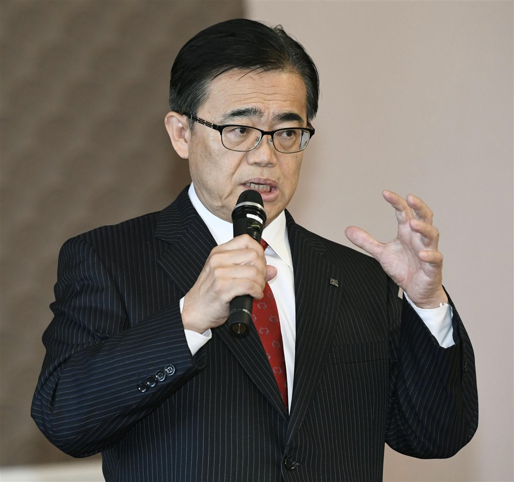 愛知縣知事大村秀章表示,縣內確診者人數增加,查不出感染源的確者診比例偏高,因此愛知縣10日獨自發出「緊急事態宣言」。(共同社提供)