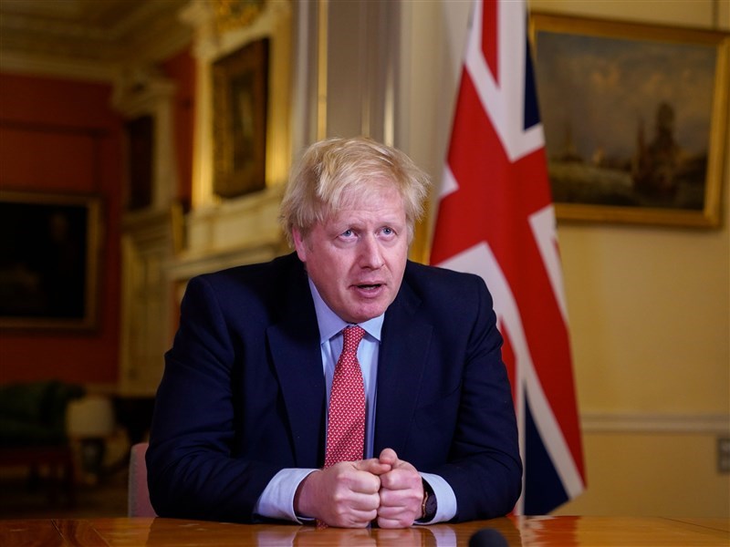 英國武漢肺炎疫情爆發後,英國首相強生(圖)中鏢倒下,經過近一個月療養,他將在27日重返工作崗位。(圖取自facebook.com/borisjohnson)