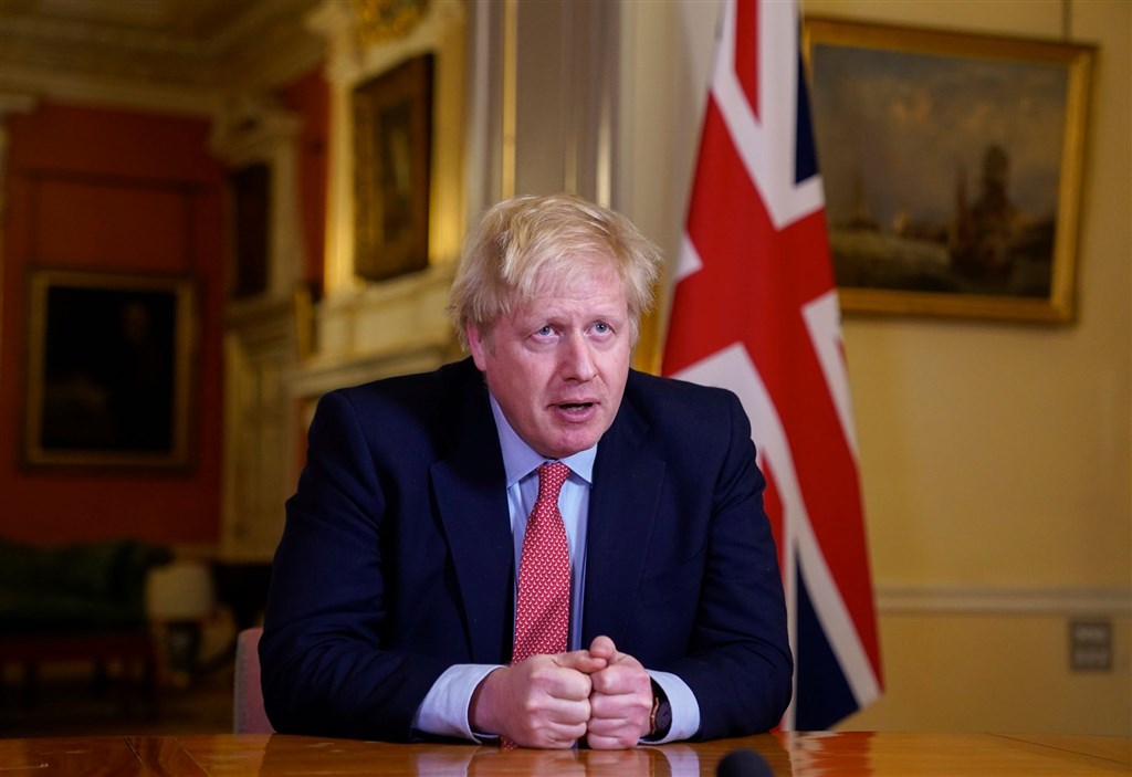 英國唐寧街首相辦公室發言人證實,先前確診武漢肺炎的首相強生(圖)27日重返工作崗位。(圖取自facebook.com/borisjohnson)