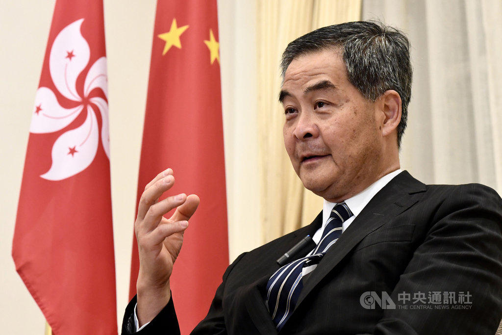 北京宣布將推港版國安法,香港前特首、中國全國政協副主席梁振英22日晚間接受央視新聞專訪時「奉勸」香港反對派,「不要低估中央處理香港問題的決心」。(中通社資料照)中央社 109年5月22日
