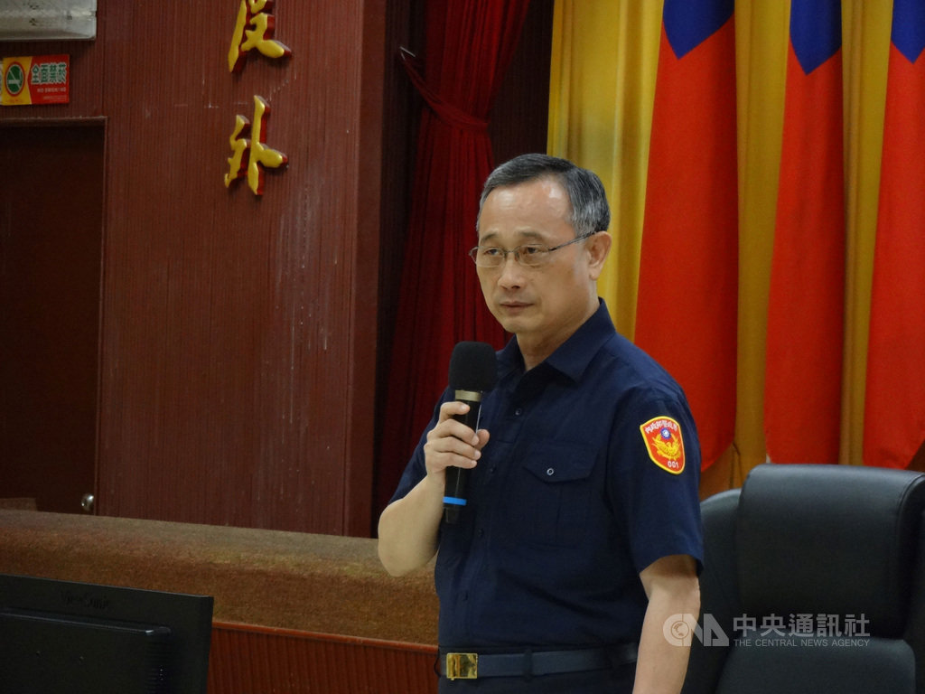 高雄市長韓國瑜罷免案投票倒數,警政署長陳家欽(圖)26日南下高雄督軍,宣示捍衛罷免案嚴正執法及制裁暴力的決心,維護投票的公平、公正。中央社記者陳朝福攝 109年5月26日