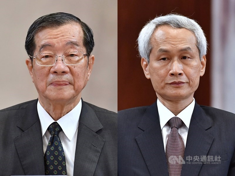 總統蔡英文29日提名黃榮村(左)為考試院長、周弘憲(右)為副院長。中央社記者王飛華攝 109年5月29日