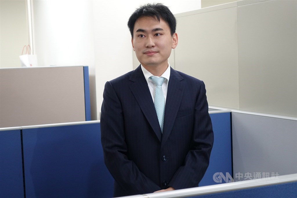 台北市副發言人陳冠廷(圖)1日表示,已向台北市長柯文哲請辭。(中央社檔案照片)