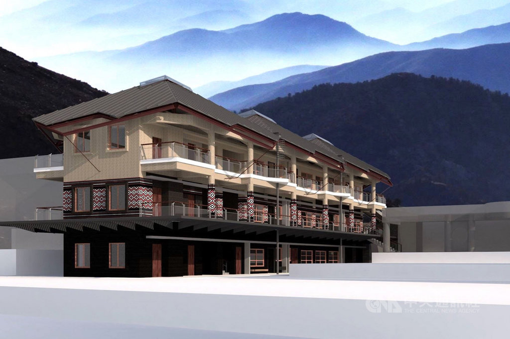 苗栗縣泰安鄉象鼻國小危老校舍重建工程歷經9次流標,終於順利發包,預計3日動土。(苗栗縣政府提供)中央社記者管瑞平傳真 109年6月1日