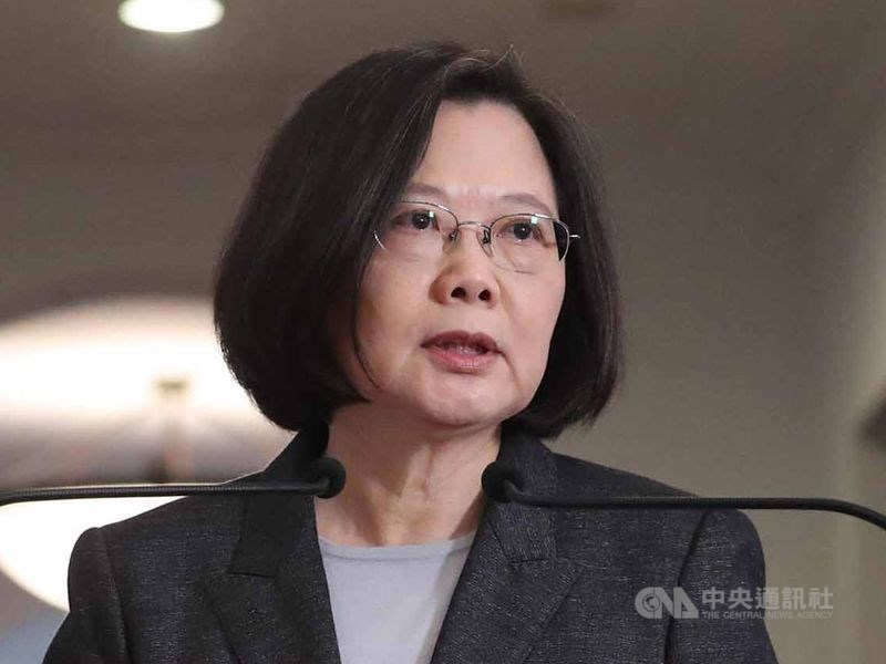 天安門事件31週年,總統蔡英文4日表示,希望這世界上每一個角落、每一片土地,都不要再有消失的日子。(中央社檔案照片)