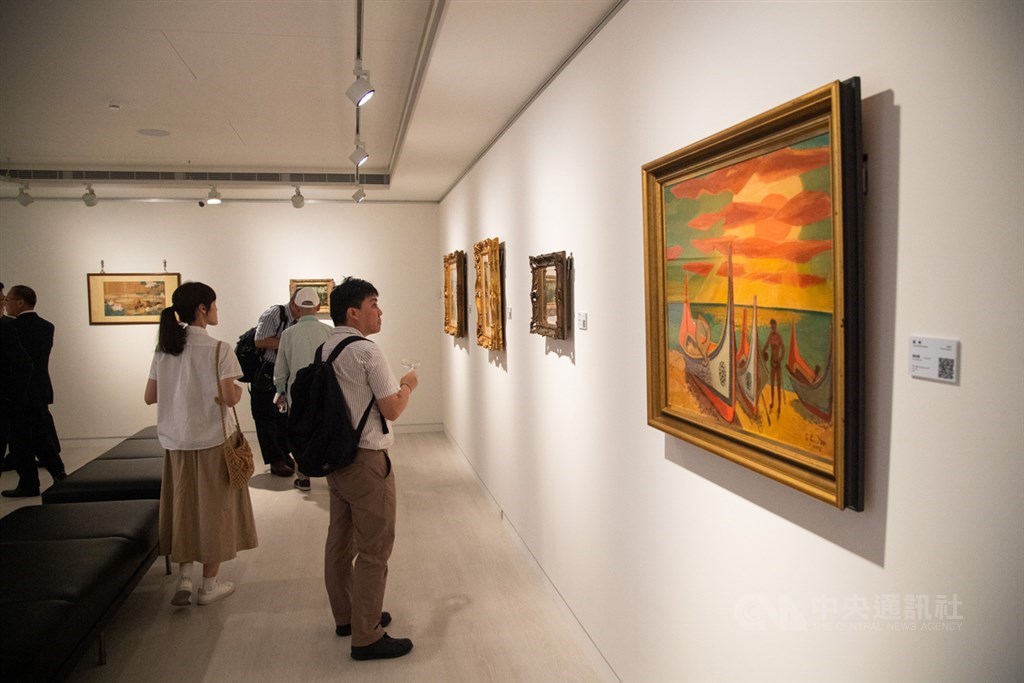 順益台灣美術館10日正式開幕,館中典藏許多台灣本土藝術作品,期盼能讓民眾看見台灣豐富的生態及多元文化。中央社記者林俊耀攝 109年6月10日