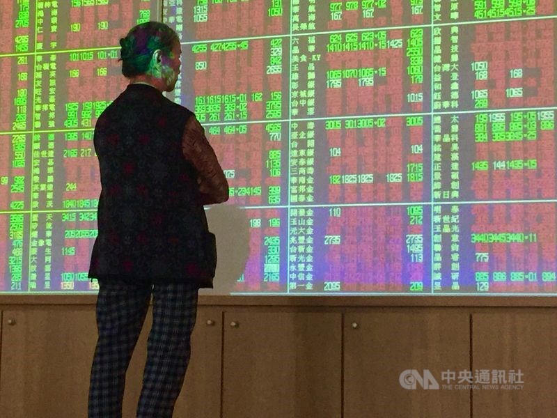 晶圓代工廠台積電股價持續走高,電子類股指數漲逾1%。至10時33分,台股加權指數11725.09點,漲87.98點,成交值新台幣977億元。(中央社檔案照片)