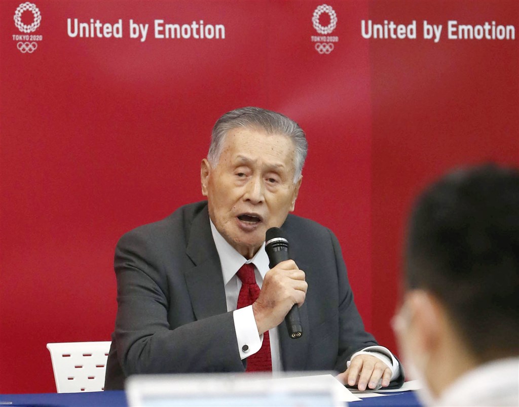 東京奧運組委會會長森喜朗10日在日本表示,過去奧運常以奢華、盛大、恢弘的方式舉行,但面臨武漢肺炎疾病,「那樣的奧運還會被接受嗎?」(共同社提供)