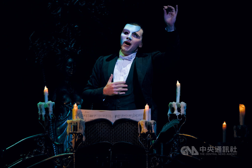 百老匯音樂劇「歌劇魅影」將4度訪台,11月19日起到12月6日演出,地點在台北小巨蛋。(寬宏藝術提供)中央社記者趙靜瑜傳真 109年6月17日