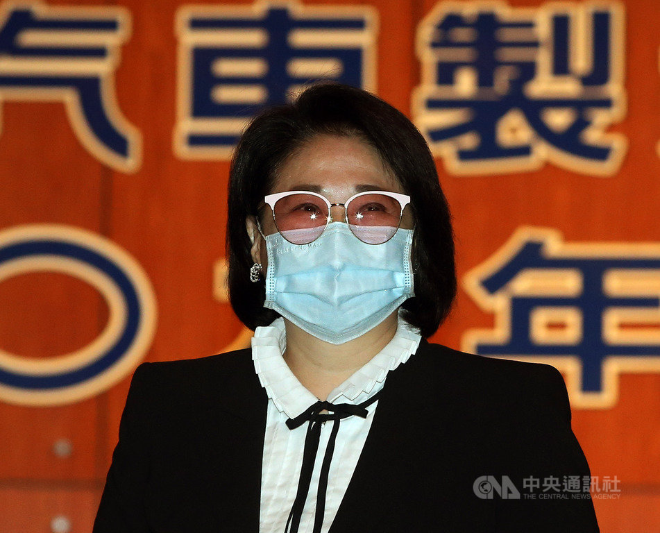 裕隆18日舉行股東常會,董事長嚴陳莉蓮表示,發展自主品牌將在開放平台新策略下,務實轉型再出發,為品牌路定調。中央社記者郭日曉攝 109年6月18日