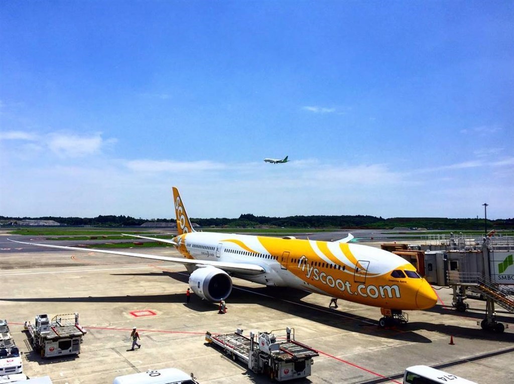 酷航宣布,自7月5日起復飛台北-新加坡航線。(圖取自facebook.com/FlyScootTW)