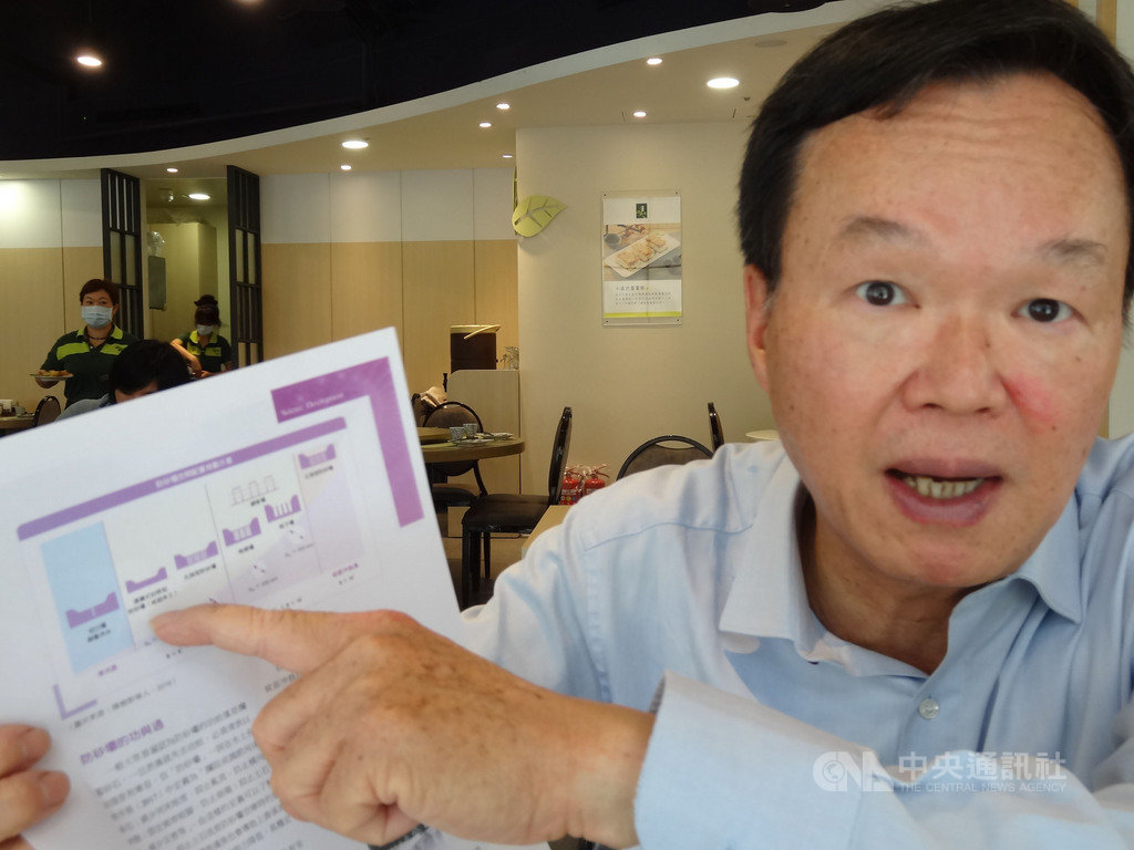 中興大學水土保持學系特聘教授陳樹群指出,數以萬計的防砂壩對生態的危害遂在20世紀末期顯現,這促使他研發兼顧防災與生態的「可調柵欄式防砂壩」,促進推廣環境友善工程。中央社記者楊淑閔攝 109年6月23日