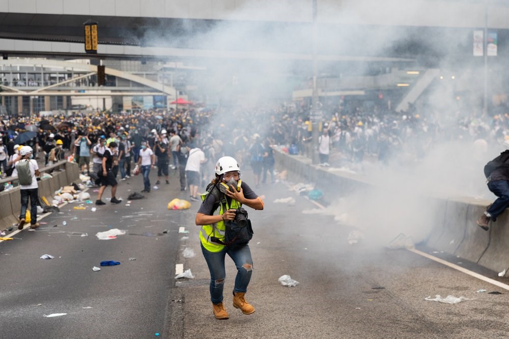 香港外國記者會擔心港區國安法限制記者自由報導香港和中國大陸新聞,24日向行政長官林鄭月娥發表公開信,要求港府政府作出11項保證,確保記者的人身安全與新聞自由。(圖取自twitter.com/fcchk)