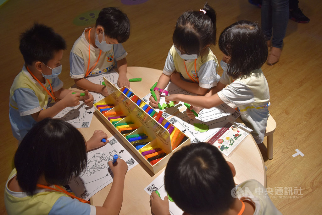 封館整修半年的故宮兒藝中心1日開館試營運,為了讓觀眾主動學習、探索知識,各展區皆設有特色遊戲關卡。(故宮博物院提供)中央社記者葉冠吟傳真 109年7月1日