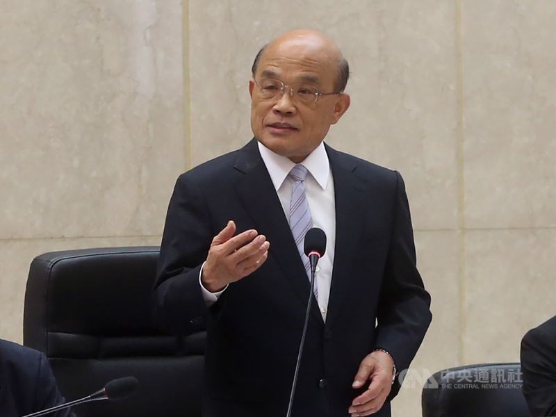 立法院2日通過同意行政院辦理前瞻基礎建設後續共5100億元特別預算,行政院長蘇貞昌指示,務必在7月中旬完成預算籌編。(中央社檔案照片)
