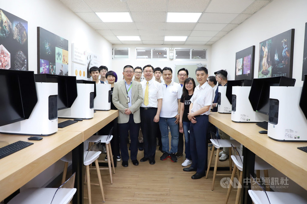 台灣科技大學與宏碁攜手打造ConceptD創能無限動畫中心,提供更有效率的創作環境,培育動畫創作人才。(台科大提供)中央社記者許秩維傳真 109年7月7日