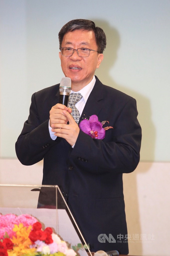 財政部所屬機關首長交接典禮8日在台北舉行,財政人員訓練所所長由許寧佑(圖)接任。中央社記者吳家昇攝 109年7月8日