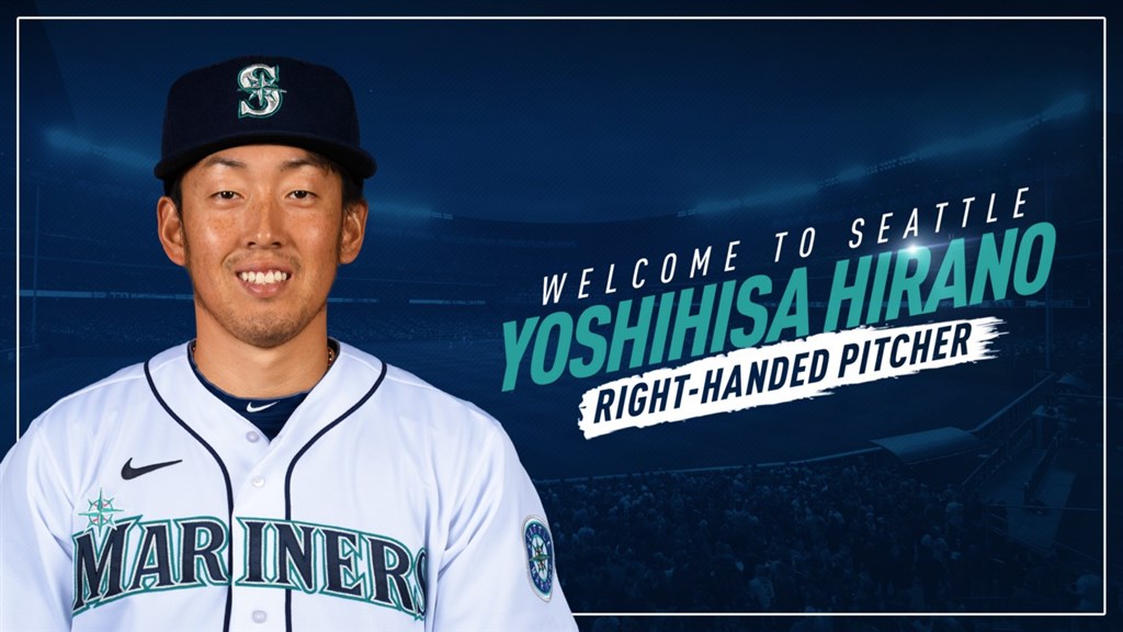 效力於美國職棒大聯盟MLB西雅圖水手隊的日籍投手平野佳壽,傳出確診武漢肺炎,是目前在大聯盟效力的日籍球員第一人。(圖取自twitter.com/Mariners)