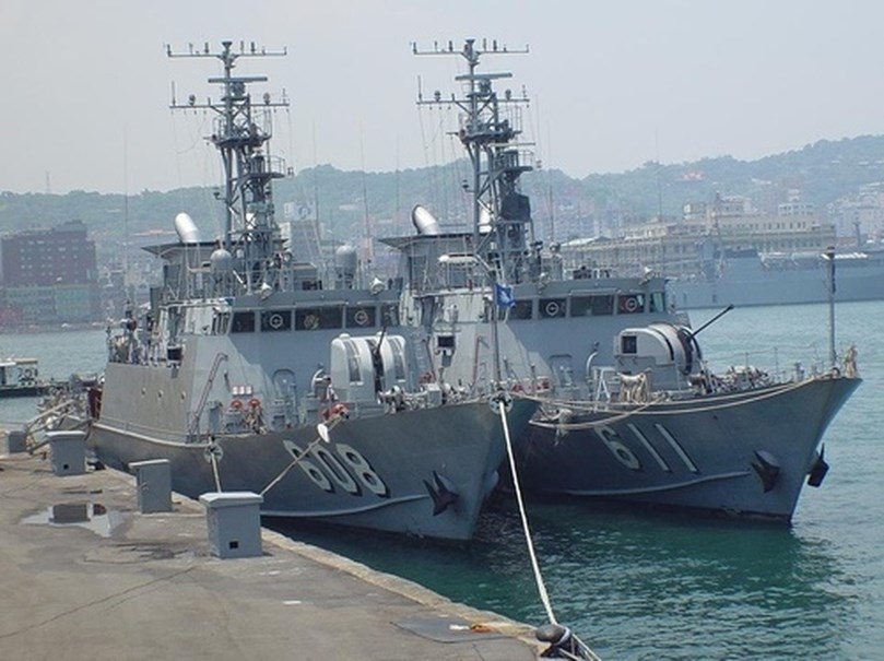 漢光演習15日在台灣東南海域進行海空聯合操演,中國解放軍2艘間諜船靠近蘭嶼海域蒐集各式參數,海軍錦江級巡邏艦(圖)前往進行電子干擾和監控。(圖取自中華民國海軍網頁navy.mnd.gov.tw)