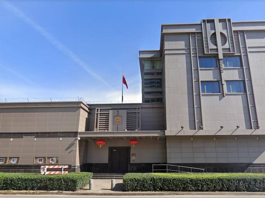 美國司法部高階國安官員12日指出,中國駐休士頓總領事館(圖)長期以來一直在聯邦調查局監視下,認為這是中國企圖竊取美國智慧財產的一處基地。(圖取自Google地圖網頁google.com/maps)