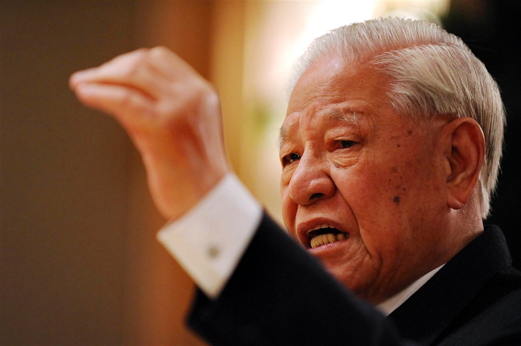 前總統李登輝30日病逝,享耆壽98歲。(中央社檔案照片)