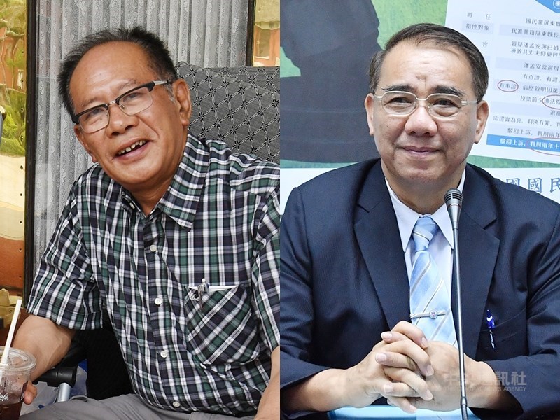 立委涉嫌收賄案,國民黨立委廖國棟(右)、陳超明(左)4日遭裁定羈押禁見。國民黨表示,尊重法院判決,考紀會即刻針對廖國棟、陳超明二人予以停權處分,並將視最後判決結果,決定是否給予更重的黨紀處分。(中央社檔案照片)
