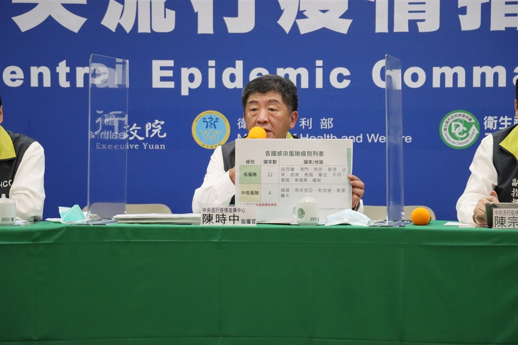 日本武漢肺炎疫情嚴峻,指揮中心5日宣布,日本從中低風險國家中移出。(中央流行疫情指揮中心提供)