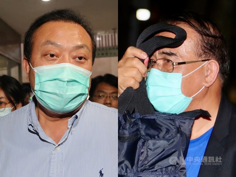台北地方法院7日表示,已接獲立委蘇震清(左)、廖國棟(右)、蘇震清辦公室主任余學洋的抗告狀,將送交高院審理。(中央社檔案照片)