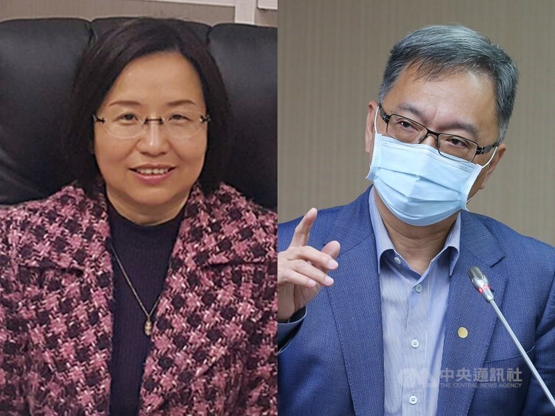 行政院7日宣布,衛福部兩位政務次長,分別由前立委李麗芬(左)與原常務次長薛瑞元(右)接任。(中央社檔案照片)