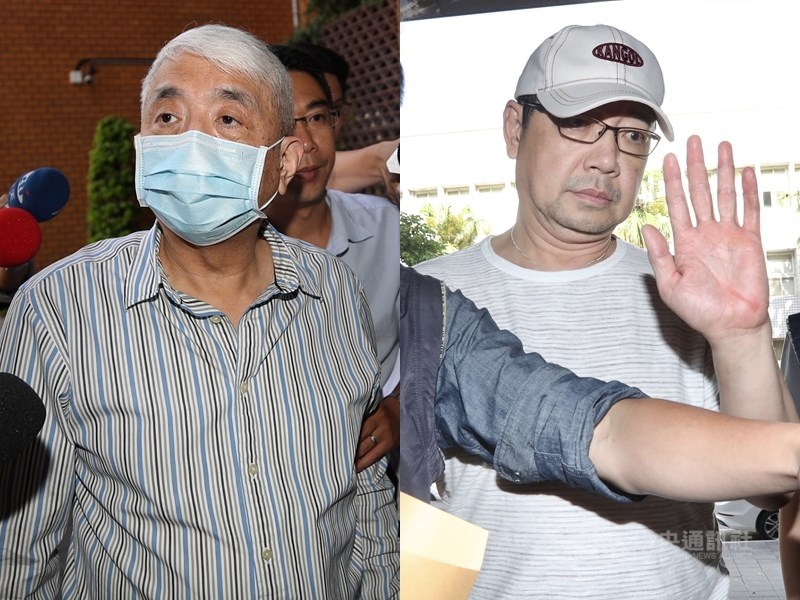北檢偵辦立委涉收賄案,日前向台北地方法院聲請羈押禁見前太流公司負責人李恆隆(左)、是知管理顧問公司總經理郭克銘獲准。(中央社檔案照片)