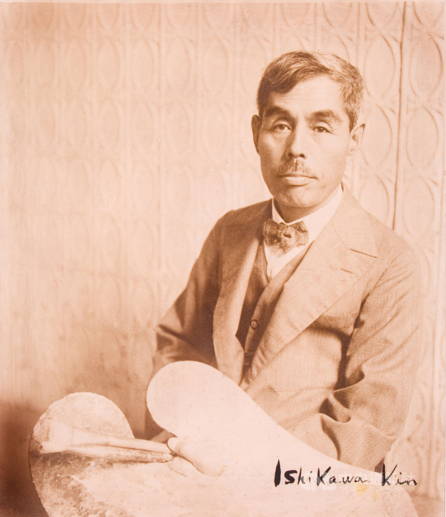 畫家石川欽一郎是台灣首名攝影學士彭瑞麟藝術生涯開端,也是影響彭瑞麟自畫筆、畫紙轉往相機、底片的關鍵人物。(彭瑞麟攝,彭雅倫提供)中央社記者葉臻傳真 109年8月16日